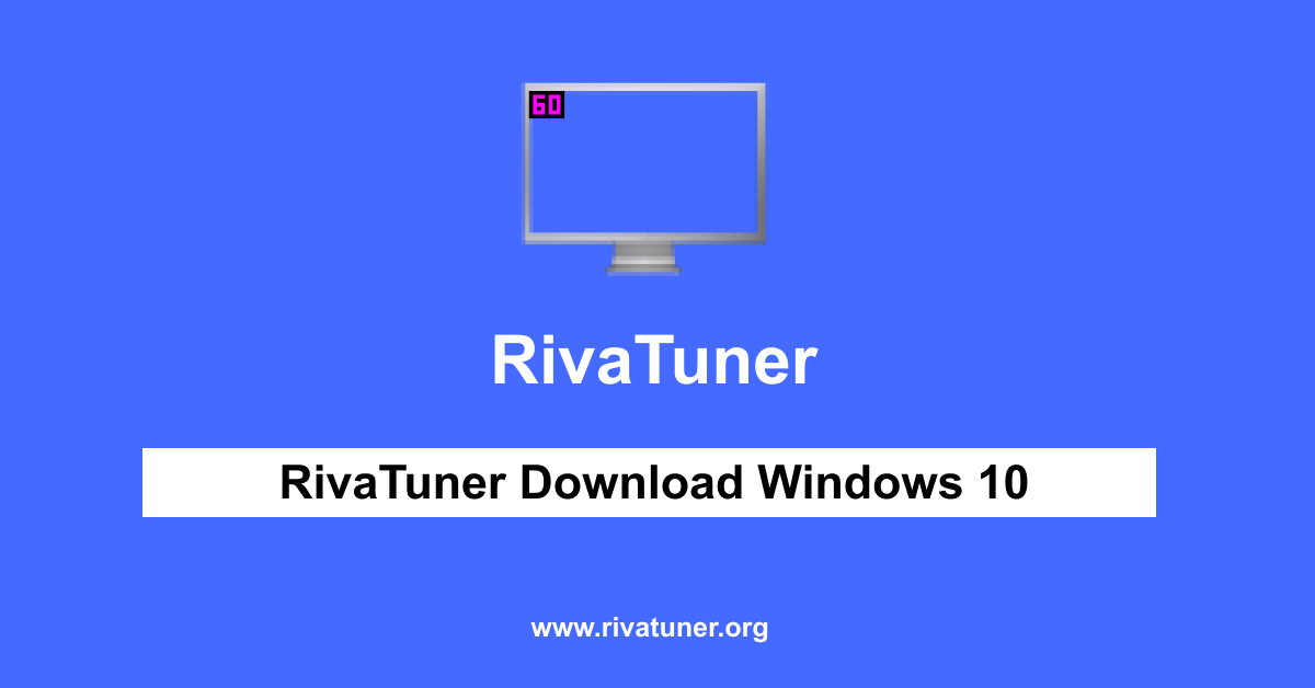 Как установить rivatuner на windows 10